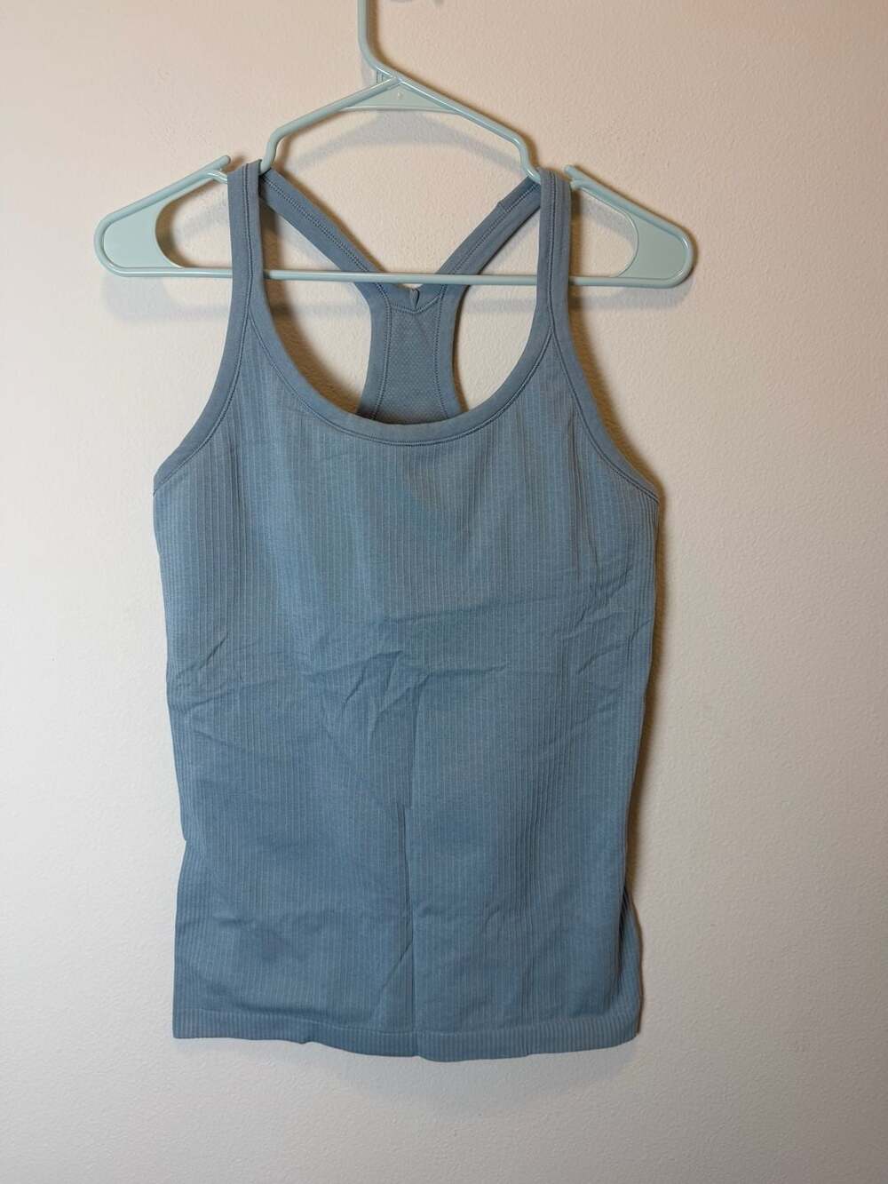 Lululemon Ebb to Street Tank Size 10 Blue